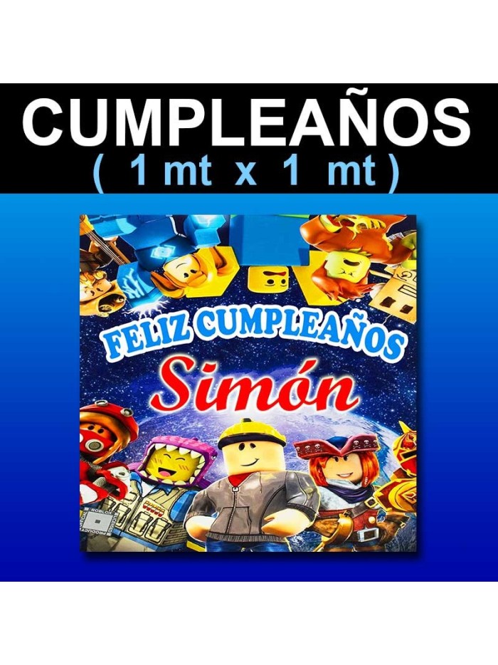 Cumpleaños 1x1 mts
