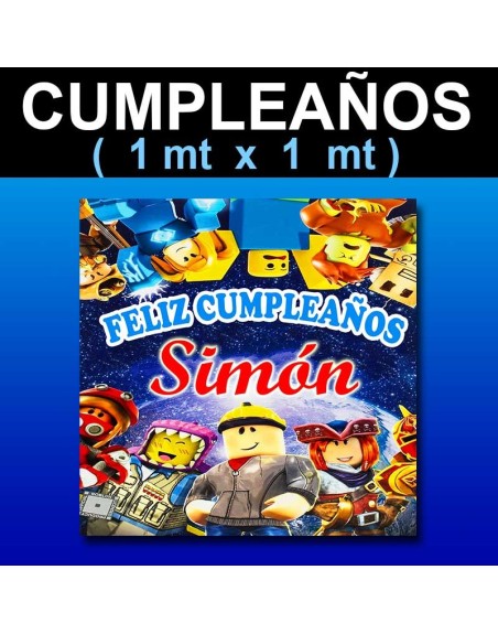 Cumpleaños 1x1 mts