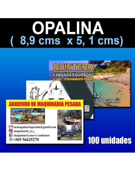 Tarjetas Opalina