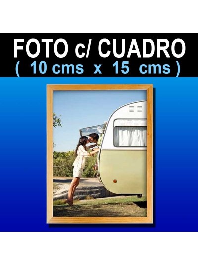 Foto + Cuadro 10x15 cms
