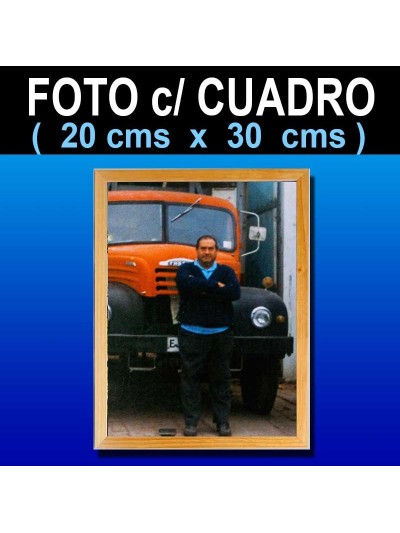 Foto + Cuadro 20x30 cms