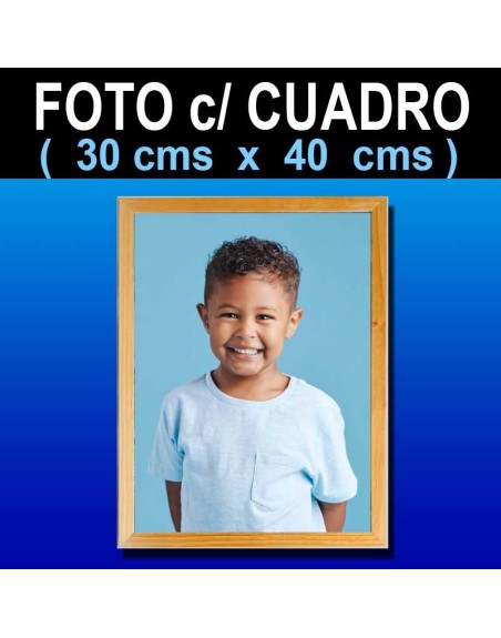 Foto + Cuadro 30x40 cms