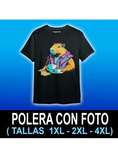 Polera c/foto TALLAS ESPECIALES 1XL,2XL,4XL