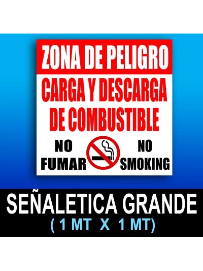 Señalética 1x1 mts