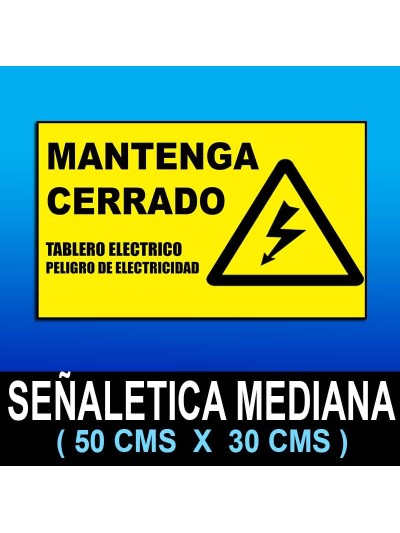 Señalética 30x50 cms