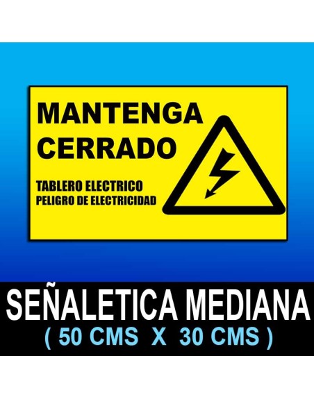 Señalética 30x50 cms