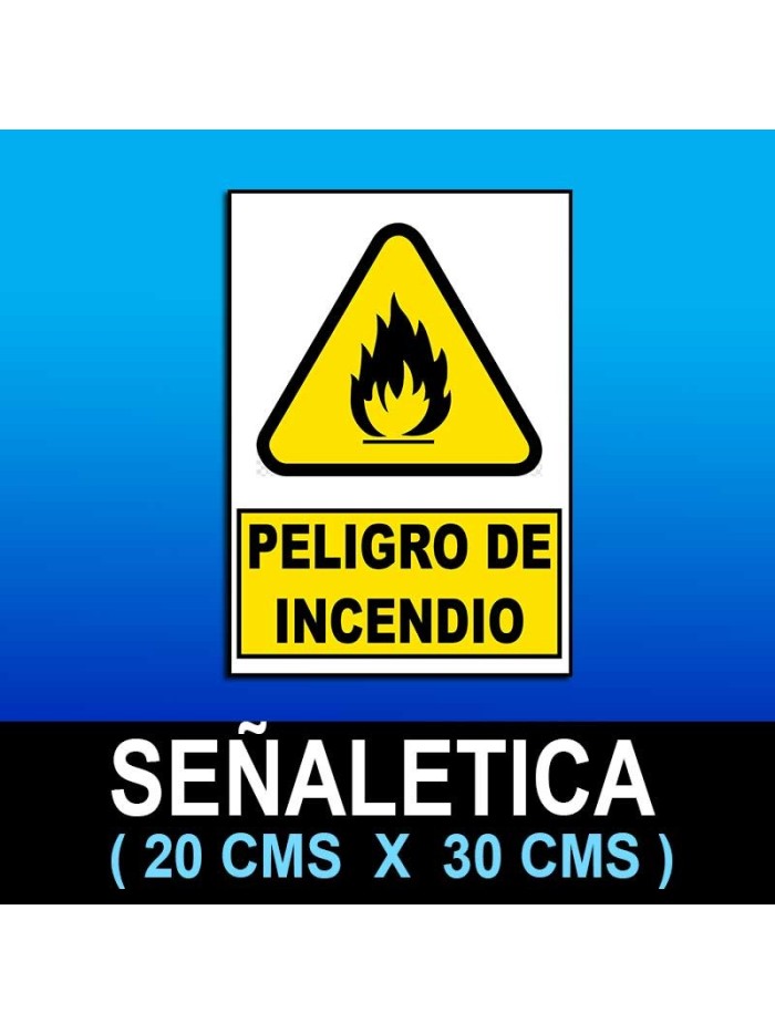 Señalética 20x30 cms