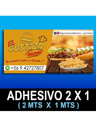 Adhesivo 2x1 mts