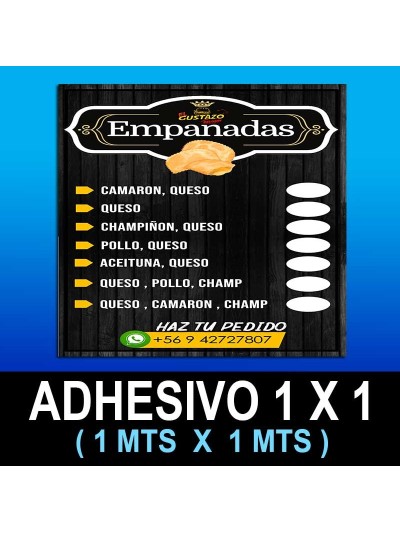 Adhesivo 1x1 mts