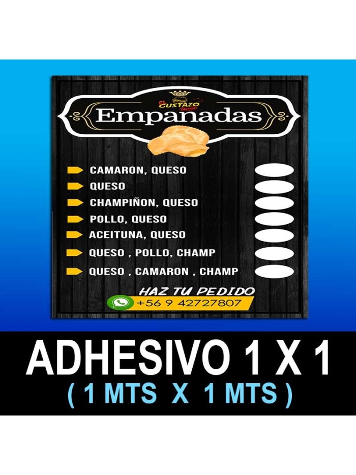 Adhesivo 1x1 mts