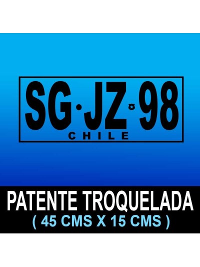 Patentes Adhesivas Troqueladas