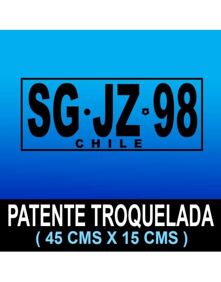 Patentes Adhesivas Troqueladas
