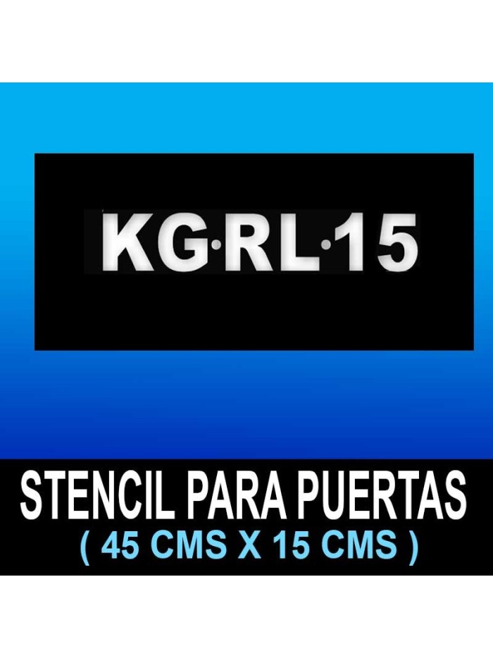 Stencil para puerta de vehículo