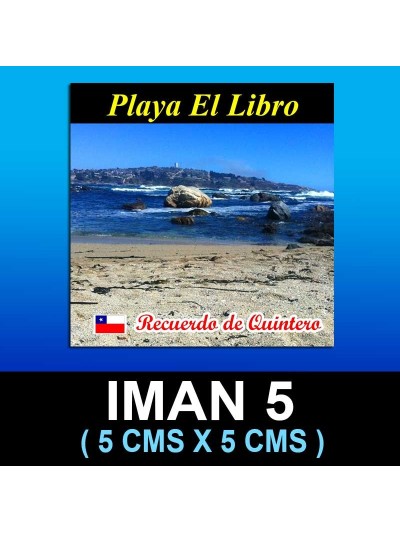 Imán 5x5 cms (100u.)