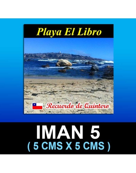 Imán 5x5 cms (100u.)