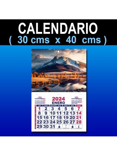 Calendarios 30x40 cms (100u.)