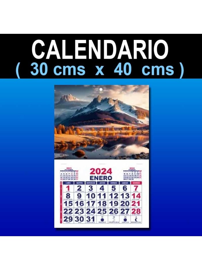 Calendarios 30x40 cms (100u.)