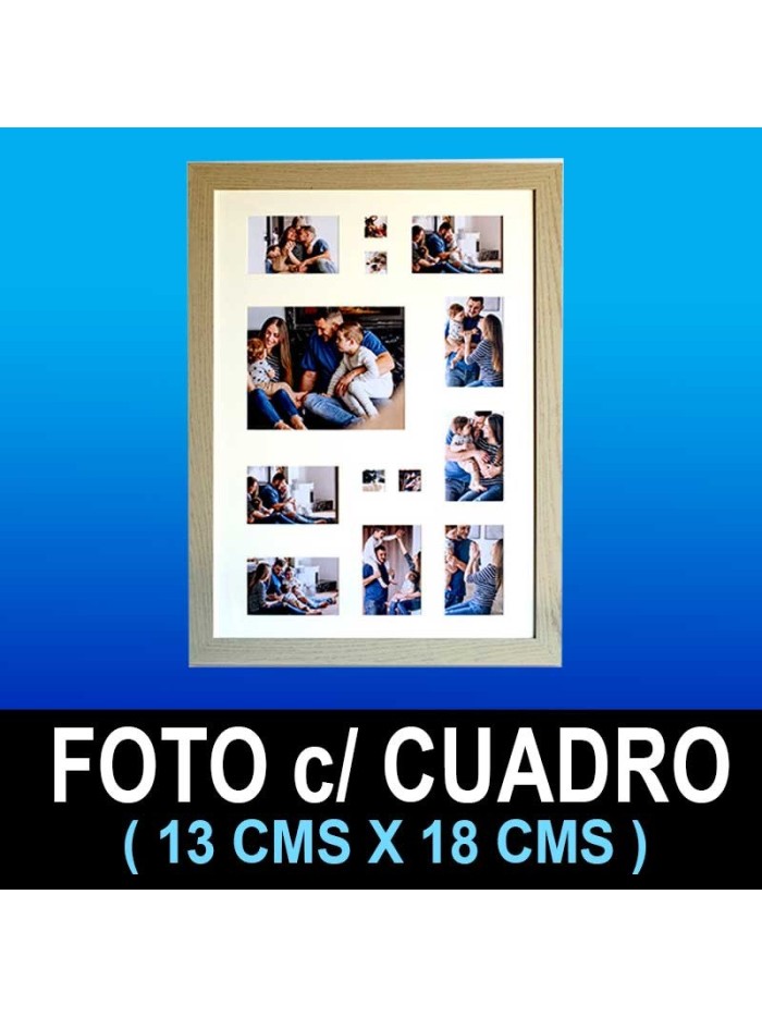 Foto + Cuadro 13x18 cms
